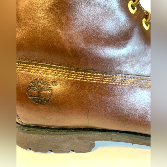 Timberland Brown Leather Boots Sz 14M - Picture 12 of 16